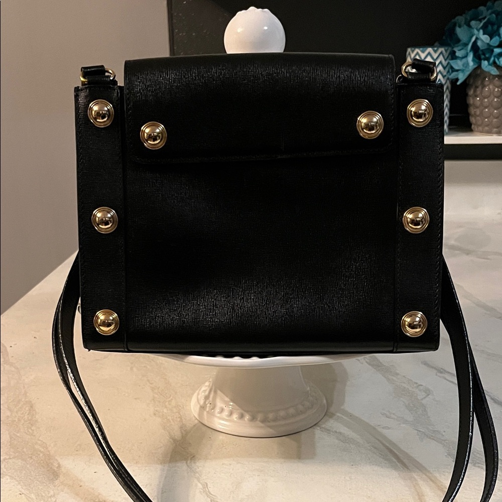 Versace Vintage Double Strap Shoulder Bag